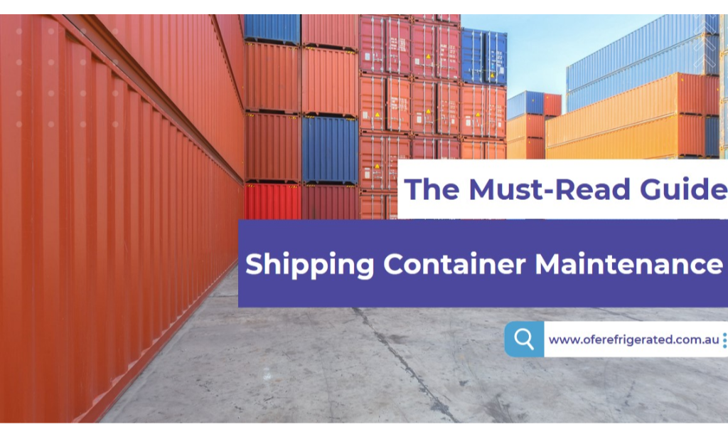 shipping container maintenance guide